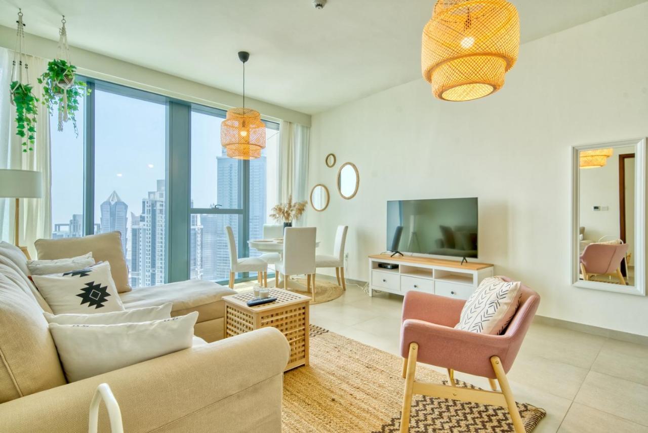 Апартаменты Boho-Chic Cosy 1Br, Minutes To Burj Khalifa Дубай Экстерьер фото